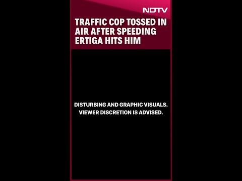 Delhi Meerut Expressway: Traffic Cop Tossed In Air After Speeding Ertiga Hits Him