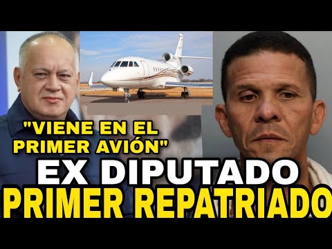 GILBER CARO SERÁ EL PRIMER VENEZOLANO REPATRIADO POR TRUMP DIOSDADO LO VA RECIBIR CON EL MAZO