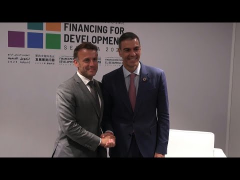 French President Macron meets with Spanish PM Sanchez in Seville | AFP