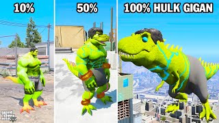 GTA 5 - Hulk khủng long bạo chúa Giga biến đổi DNA Dino | GHTG