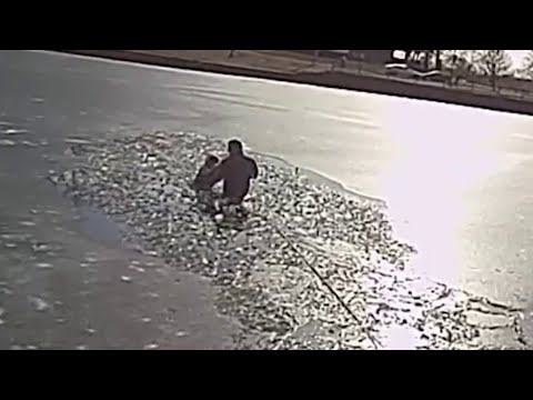 NJ police officer saves boy who fell through ice in New Jersey