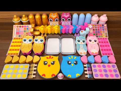 Slime Mixing Rainbow Glossy Slime | Oddly Satisfying ASMR Sounds #326