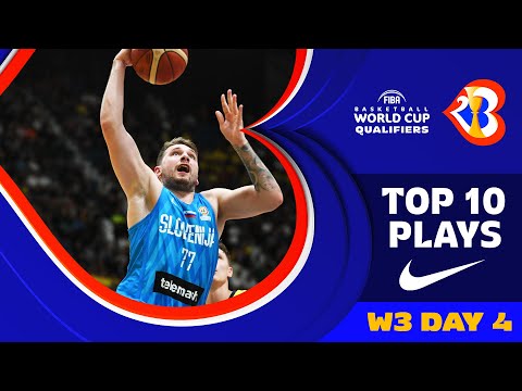Nike Top 10 Plays - W3 Day 4 - FIBA Basketball World Cup 2023 Qualifiers