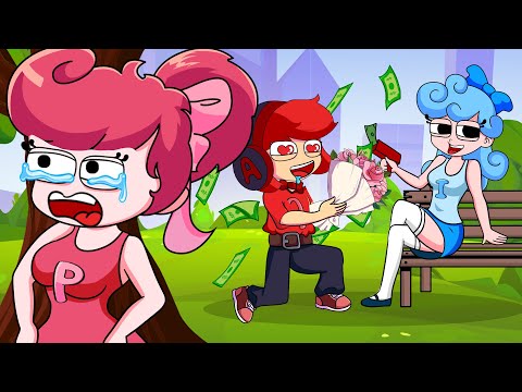 True Love VS Rich Girl | Alphabet Lore Humanized Love Story | Alphabet Lore Animation