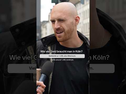 Wie viel Geld braucht man in Köln? #easygerman #köln #lebenshaltungskosten #germancourse