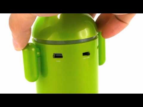 Android Robot USB Mini Radio & Speaker (Part 1) - for iphone, ipod, smartphone, PC, tablet