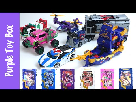 6x Transformer Metal CardBot Black Hook 메탈카드봇 블랙후크