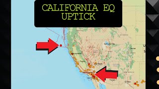 California Earthquake activity ramping up today. Cascadia Tremor elevated. Tuesday Night update