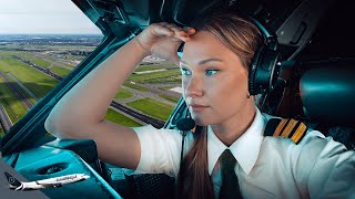 BOEING 737 LANDING Amsterdam Schiphol Airport RWY36C | Cockpit View | Life Of An Airline Pilot