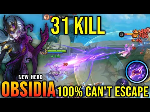 31 Kills!! Obsidia New Hero Mobile Legends The Killing Machine!! - New Hero Tryout ~ MLBB