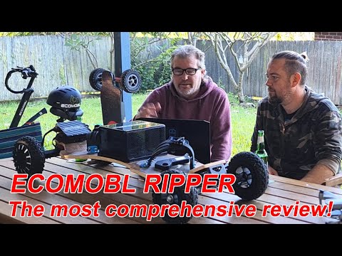 Ecomobl Ripper Review 2022, it's a real mountainboard/ offroad skateboard.