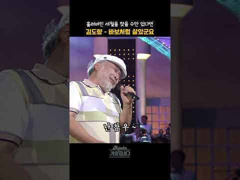 [#shorts ] 잃어버린 것은 아닐까 늦어버린 것은 아닐까, 김도향 - 바보처럼 살았군요 | KBS 20040906 방송