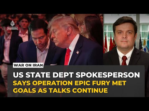 US says war on Iran goals met as diplomacy continues, State Dept