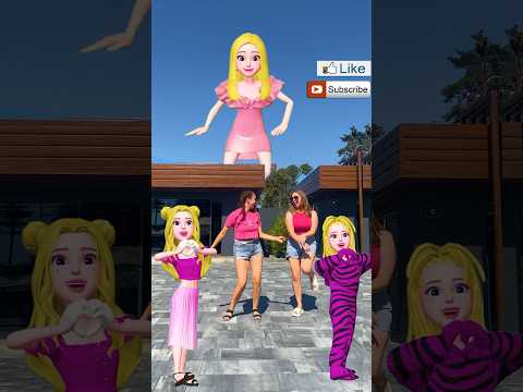 Barbie Girl and Cloak invisibility Dance #funny #shotrs