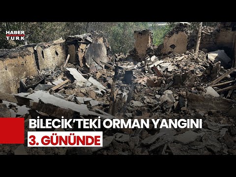 Bilecik’te Orman Yangını: Söndürme Ve Soğutma Çalışmaları Sürüyor
