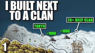 YouTube thumbnail for aloneintokyo's video titled 'I BUILT NEXT TO A 20+ DEEP CLAN ON WIPE DAY | Solo Rust'