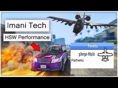 HSW Upgrade + Imani Tech is AMAZING!! Making Griefers RAGE!! GTA Online
