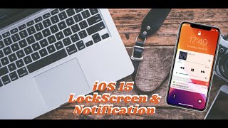 iOS 15 Locksreen And Notifications - Control Center iOS 15