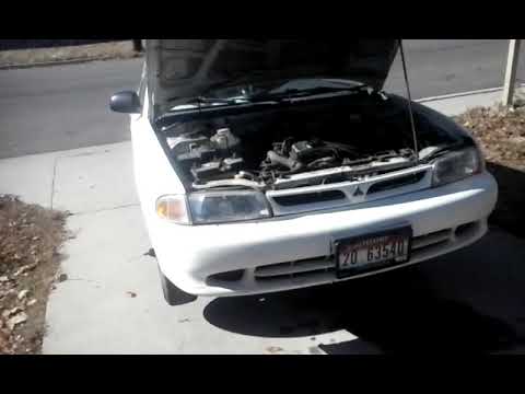 1995 Mitsubishi Mirage starter removal