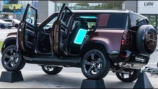 2025 Red Land Rover Defender HSE 110 - Adventure Ready Family SUV in Detail