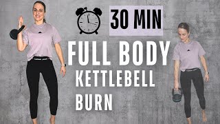 30 Min NO REPEAT KETTLEBELL Workout | Strength & Conditioning Combo
