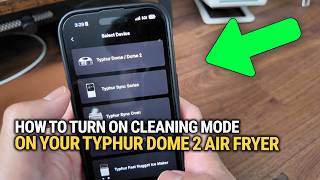 How To Turn On Cleaning Mode On Typhur Dome 2 Air Fryer: COMPLETE Guide!