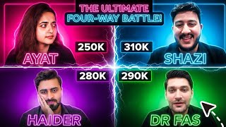 10 August 2026 Tiktok Live Match Ayat Akbar vs Haider Shah | Shazi vs Dr | Funny Moment 🤣🤣🤣