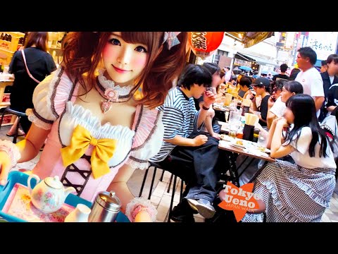 Tokyo Ueno 🐶 Izakaya Town 💖4K Non-stop 1 hour
