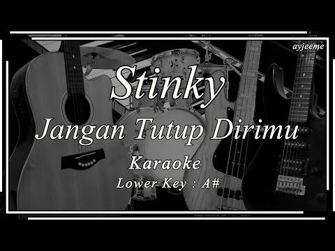 Stinky – Jangan Tutup Dirimu (Lower Key) Karaoke | Ayjeeme