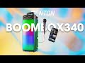 Fenton BoomBox340 Portable Bluetooth Party Speaker with Lights