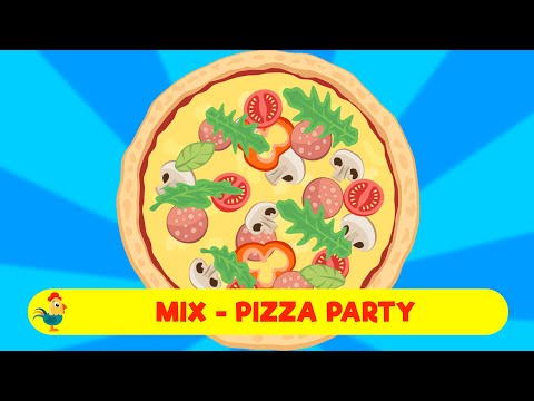 MIX PIZZA PARTY - 60 MINUT - ŚPIEWAJĄCE BRZDĄCE PIOSENKI DLA DZIECI