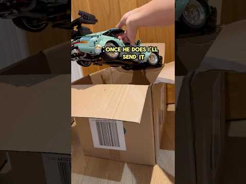 We actually sent him a FREE car! #carguy #legocars #automobile