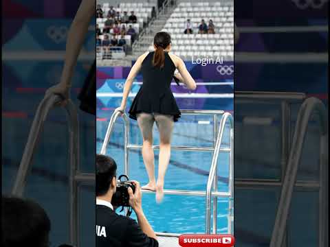 다이빙 중계중 “저도 실력 한번 보여드릴게요 ㅎ” 허걱 #shorts