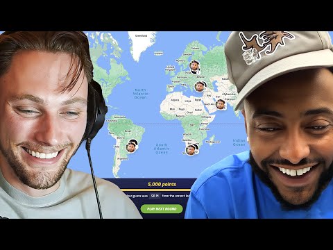 i challenged aminé to geoguessr