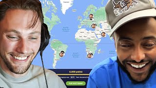 i challenged aminé to geoguessr