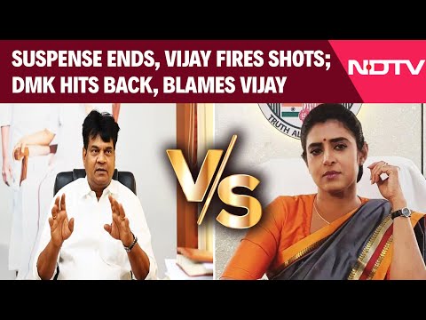 Karur Stampede | Suspense Ends, Vijay Fires Shots; DMK Hits Back, Blames Vijay