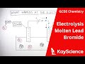 Electrolysis of Lead Bromide Concepts