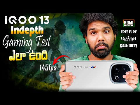 iQOO 13 - Extreme Gaming Test | 145fps Gaming | Indepth Gaming Review | in Telugu