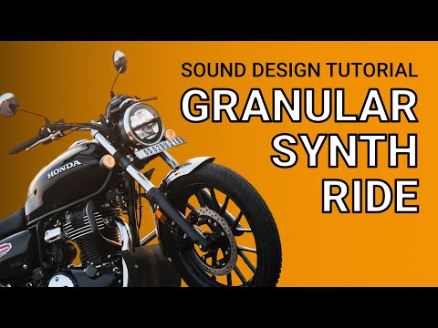 Motocycle Madness: Making bangers from a @Honda  | FRMS Granular Synthesis Tutorial