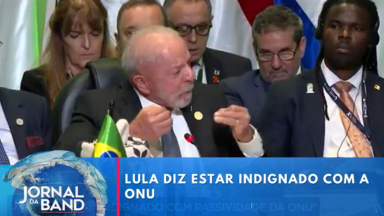 Lula faz duro discurso na Colômbia e diz estar indignado com a ONU | Jornal da Band