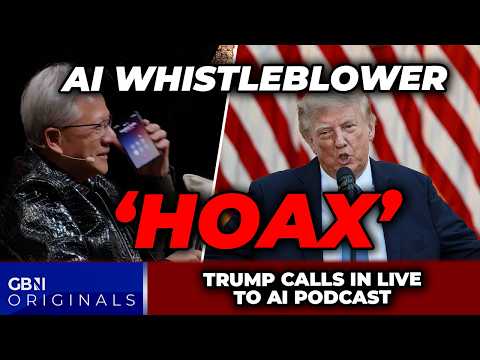 WATCH: Trump RAGES over AI whistleblower 'HOAX' in LIVE phone in with Nvidia CEO
