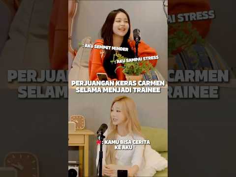 Terharu sama perjuangan keras nya CARMEN waktu trainee 😭#hearts2hearts #carmen #<strong>stella</strong> #junnixs2u