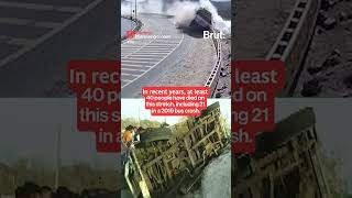 Truck loses control in Gujarat's Trishuliya Ghat road stretch