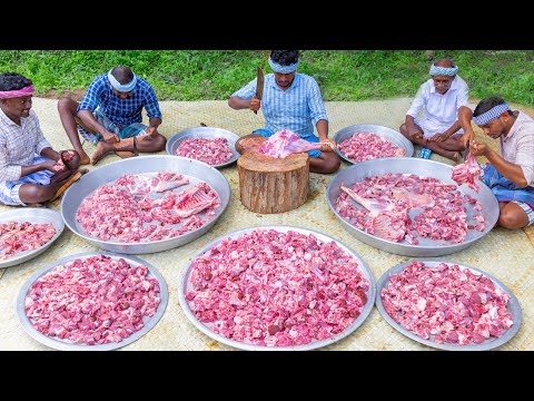 MEAT HUNT | MUTTON KARAHI | Pakistani Recipe Cooking In Indian Village | Mutton Street Food Recipe