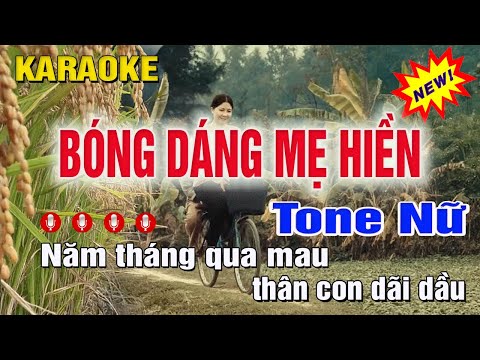 Bóng Dáng Mẹ Hiền Karaoke Tone Nữ (Am) Nhạc Sống Trung Hiếu