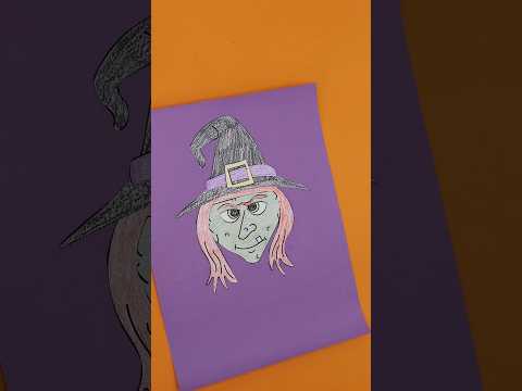 Easy Halloween witch project for kids ๐ง