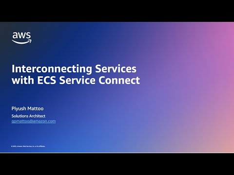 Amazon ECS: ECS Service Connect | Amazon Web Services