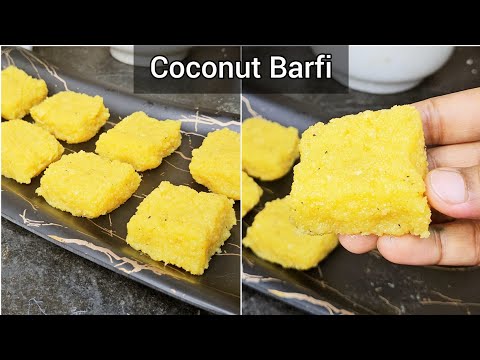 Diwali Special Sweets Recipe | Fresh Coconut Barfi Recipe