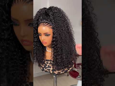 UNice Half Wig MeltLine™ Curly with Finger Coily Ends Beginner Friendly with Flexi-Fit Drawstring