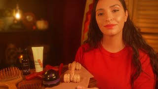 ASMR Autumn Treatment for Sleep 🍂 Brushing, Massage & Neck Cracking